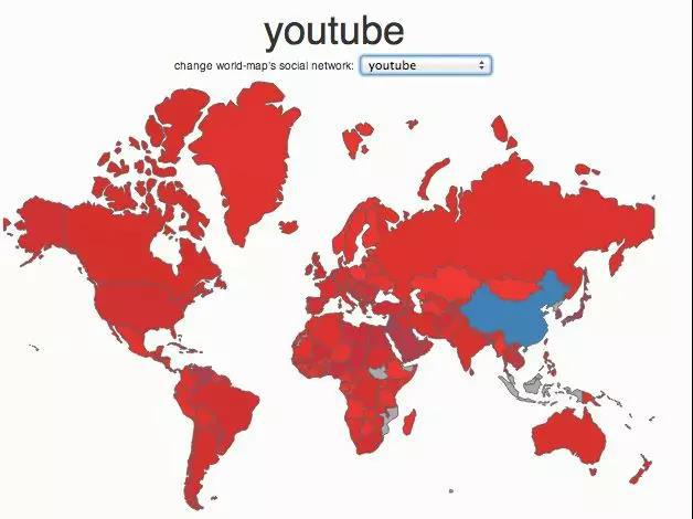 YouTube的势头图